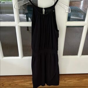 Cynthia Rowley Black Sleeveless Halter Mini Dress🌿